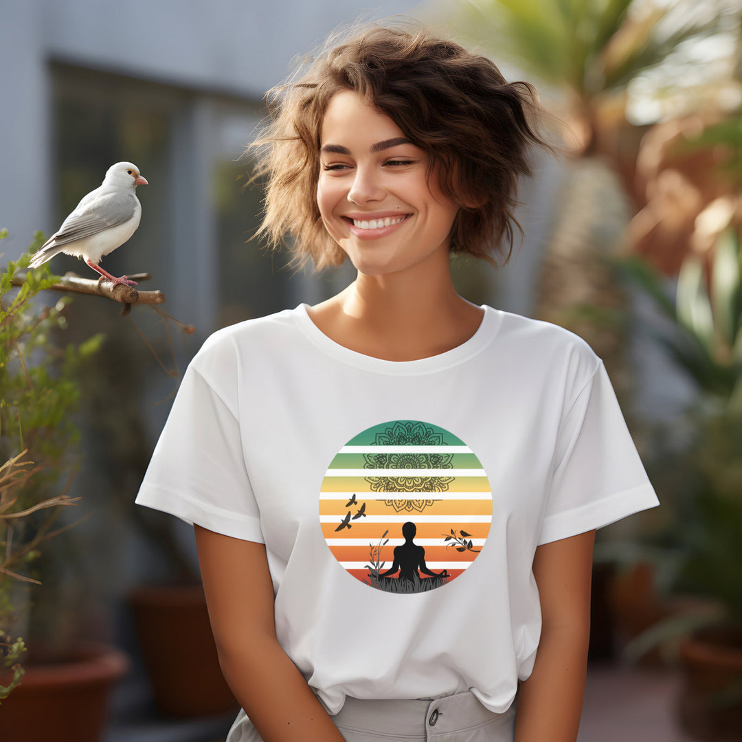 T-shirt  Meditating Woman