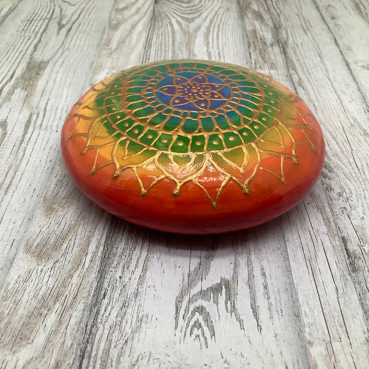 Mandala Stone Rainbow medium