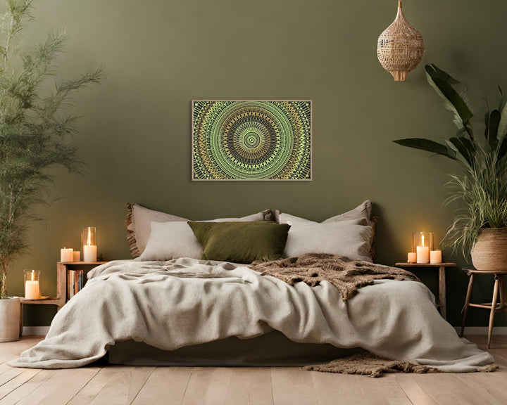 Poster Mandala Design "Botanical Dreams"